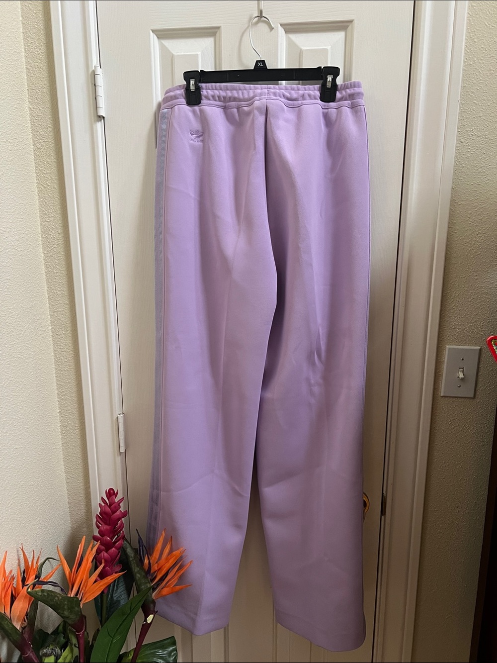 NWT Adidas x Ivy Park Rodeo 3 Stripe Suit Pants Size Large purple glow - Picture 5 of 9